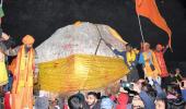 PHOTOS: Rare rocks for Lord Ram idol reach Ayodhya