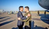 Sunak Welcomes Zelenskyy With A Hug