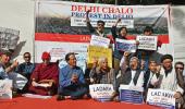 Ladakhi outfits bring statehood protest to Delhi