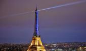 Eiffel Salutes Ukraine On War Anniversary