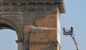 India Gate Gets Ready for Republic Day