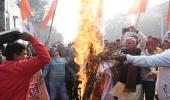 Maurya among 10 booked for burning Ramcharitmanas