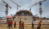 Ram Temple Work In Full Swing In Ayodhya