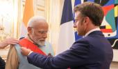 Modi conferred with France's highest award