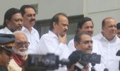 Ajit Pawar holds show of strength in uncle's bastion