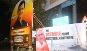 'Nitish, unstable PM contender' posters in B'luru