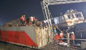 How rescue teams worked overnight at train crash site