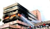 Massive fire in MP govt building, no casualties