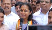 'His position equivalent to...': Supriya Sule on Ajit