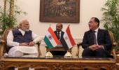 Modi has hectic day one: Meets Egyptian PM, diaspora...