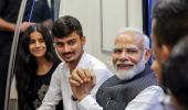 PM's advice to students during Delhi Metro ride