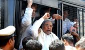 Cong leaders detained during protest in Karnataka