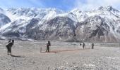 PIX: Amid standoff, soldiers play cricket near LAC