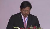 Sangma sworn in as Meghalaya CM with 2 deputies