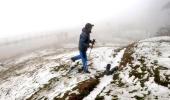 Rare Summer Snowfall in Kashmir