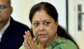 What Vasundhara Raje says on Gehlot's bombshell