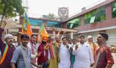 BJP wins 16 mayoral posts in UP, one result pending