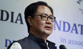 What Rijiju said after being replaced as law minister