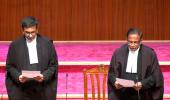 CJI administers oath of office to 2 new judges of SC