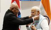 Modi conferred with highest honours of Fiji, PNG