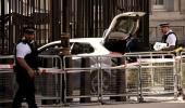 Car crashes into gates of British PM's residence