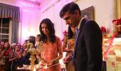 PIX: Sunak, Akshata celebrate Diwali at Downing Street