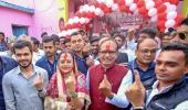 PHOTOS: Netas, common man vote in MP, C'garh poll