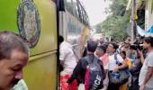 Delhi-bound bus with TMC workers overturns, many hurt