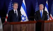 As long as America exists, ...: Blinken supports Israel