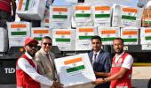 India sends 38.5 tonnes of aid to Palestine