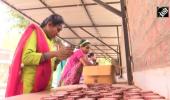 Blind Women Light Up Diwali