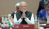 G20: Name card in front of PM reads Bharat, not India