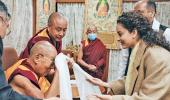 Kangana Meets His Holiness