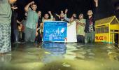 Delhi area where 3 students had died flooded again