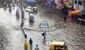 Heavy rains flood Delhi roads, disrupt traffic