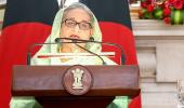 'Power hungry' Yunus...: Sheikh Hasina in 1st address