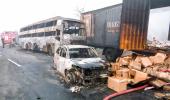 8 dead as LPG tanker crash triggers inferno in Jaipur