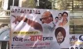 Symbol is yours, 'Baap' is ours: Sharad Pawar camp