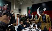 Candidates backed by Imran spring surprise in Pak poll