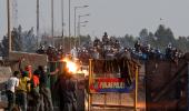 Tear Gas And Mayhem During Delhi Chalo