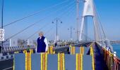 PM inaugurates India's longest cable-stayed bridge