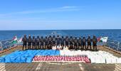 Record 3,300 kg of drugs seized off Gujarat coast