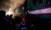 Dhaka: Train from town bordering India set afire