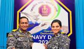 Salute The 1st Lady To Command An Indian Warship