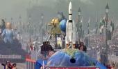 Chandrayaan-3 women scientists march at R-Day parade