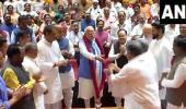 Oppn upset at non-Cong PM's 3rd term, Modi tells NDA