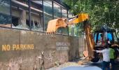 Bulldozer action on bar that was visited by Mihir Shah