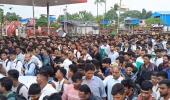 Job rush: Stampede-like situation near Mumbai airport