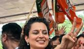 Kangana, Hema Celebrate Victories