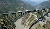 A Train On World's Highest Rail Bridge